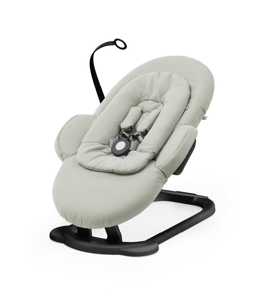 Stokke® Steps™ Bouncer, Soft Sage / Black Chassis, mainview view 14