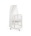 Stokke® Sleepi™ Mini, White. Canopy, Fitted Sheet White. view 1