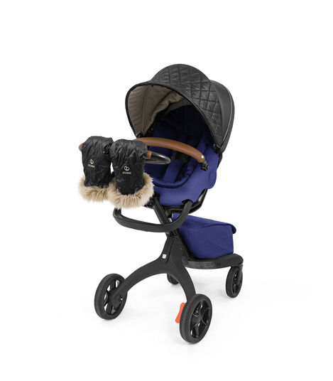 Stokke® Xplory® X Royal Blue with Seat and Winter Kit, without Storm Cover, Footmuff and Sheepskin Rim. Active. view 9