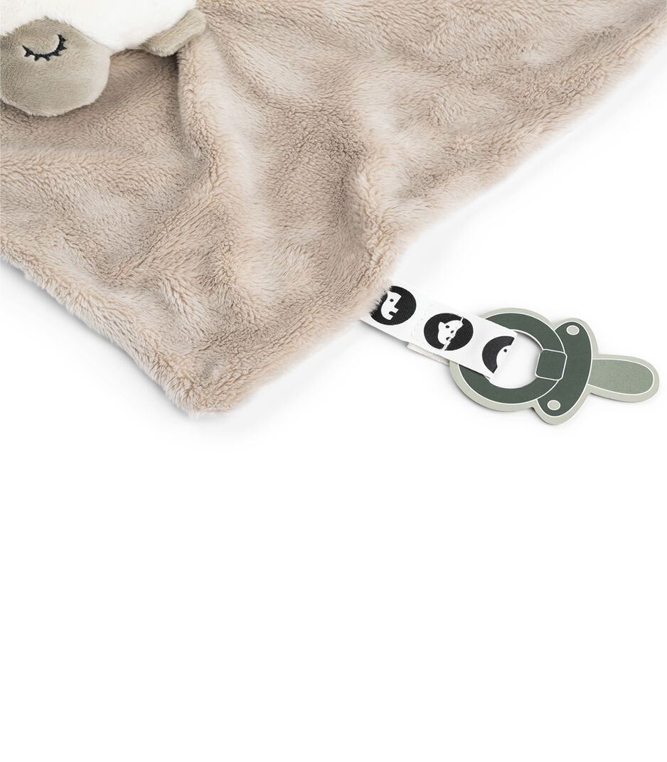 Comfort blanket - Sheepy - Sand. Detail. galery image 2