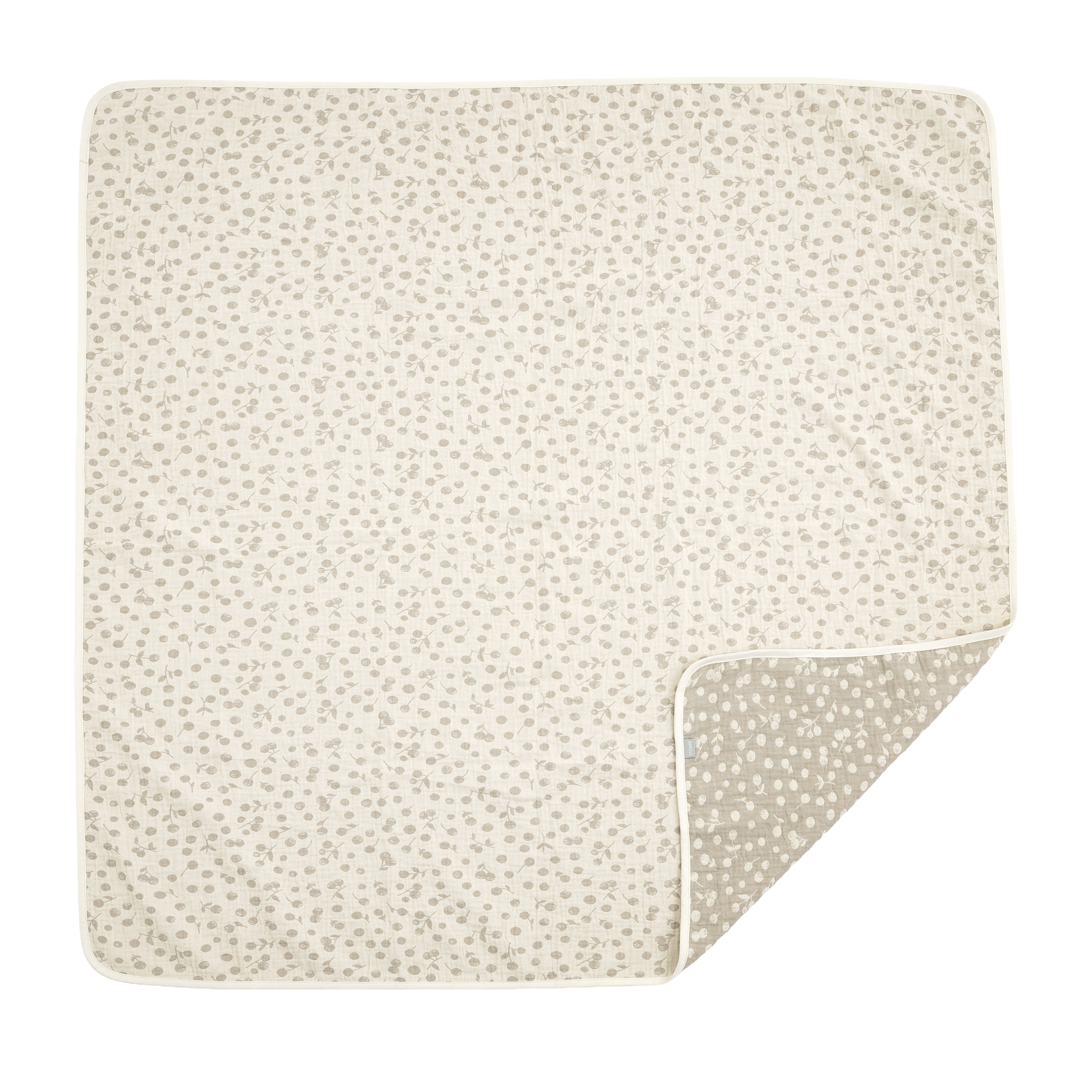 Stokke® Svøpeteppe i musselin 110 x 110, Birch Beige Berries, mainview bilde 3