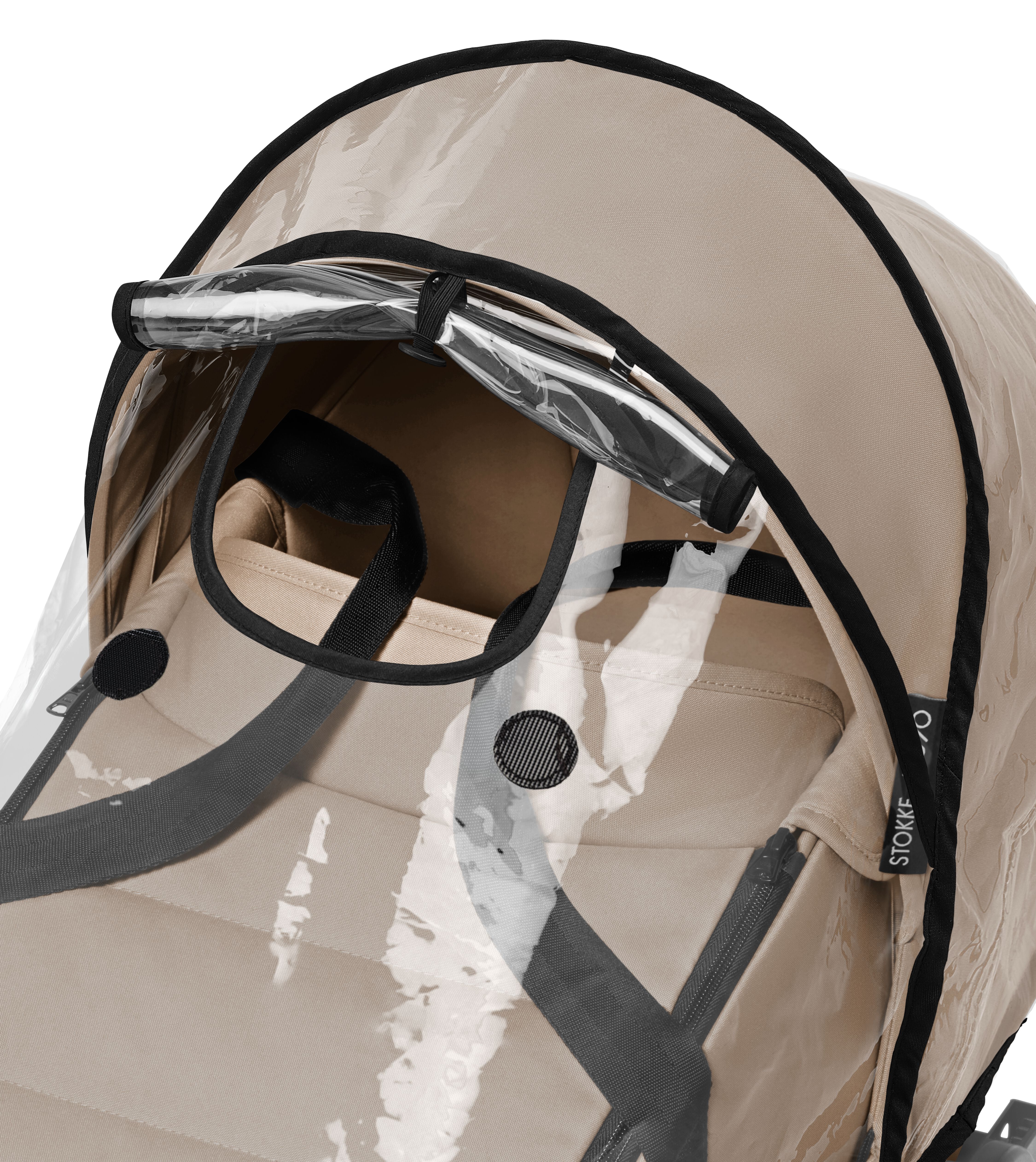 Protector de lluvia para recién nacido Stokke® YOYO®, Negro, mainview