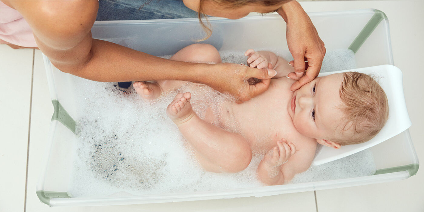Stokke Flexi Bath Newborn Support for Baby Bath White 