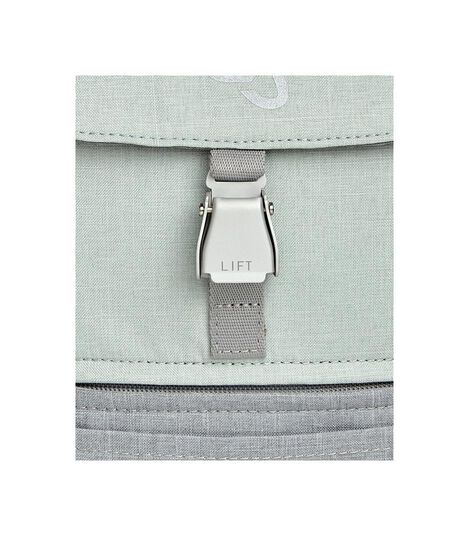 JetKids™ by Stokke® Crew BackPack Green Aurora, Buckle view 7