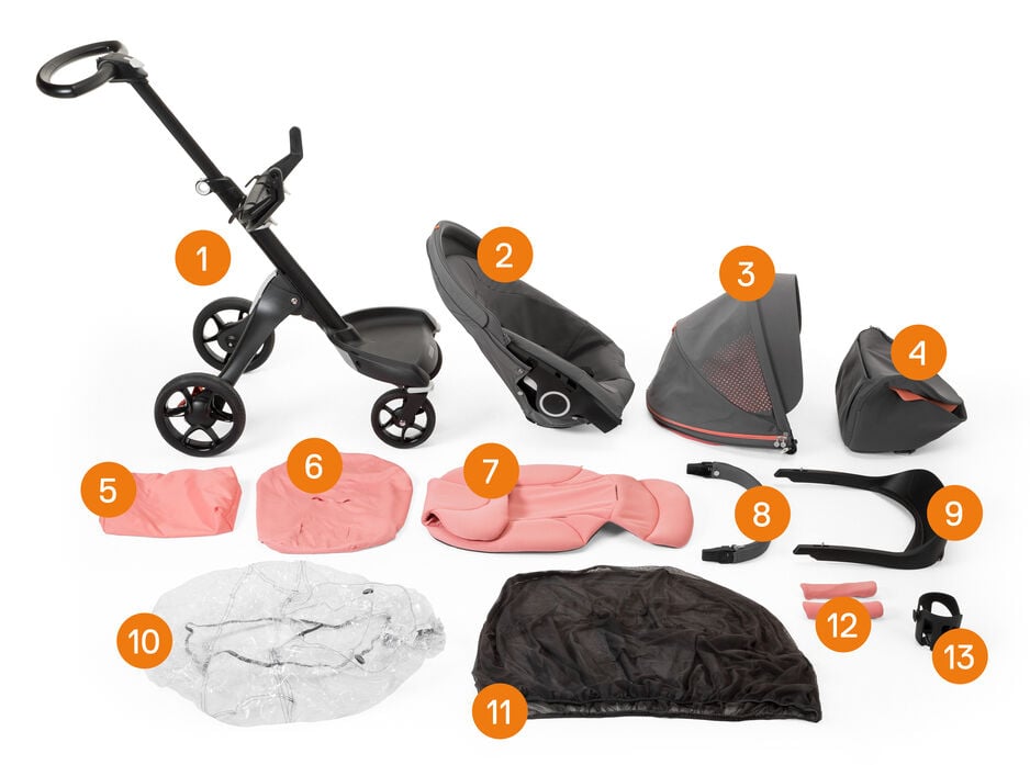 Stokke® Xplory® Athleisure complete. Items included. view 1