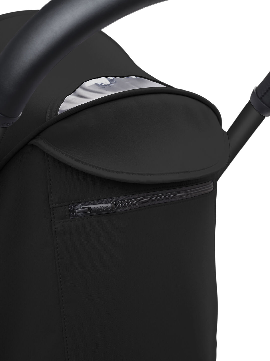 Stokke® YOYO³ stroller from 6 months, Black with Black Frame, mainview galery image 11