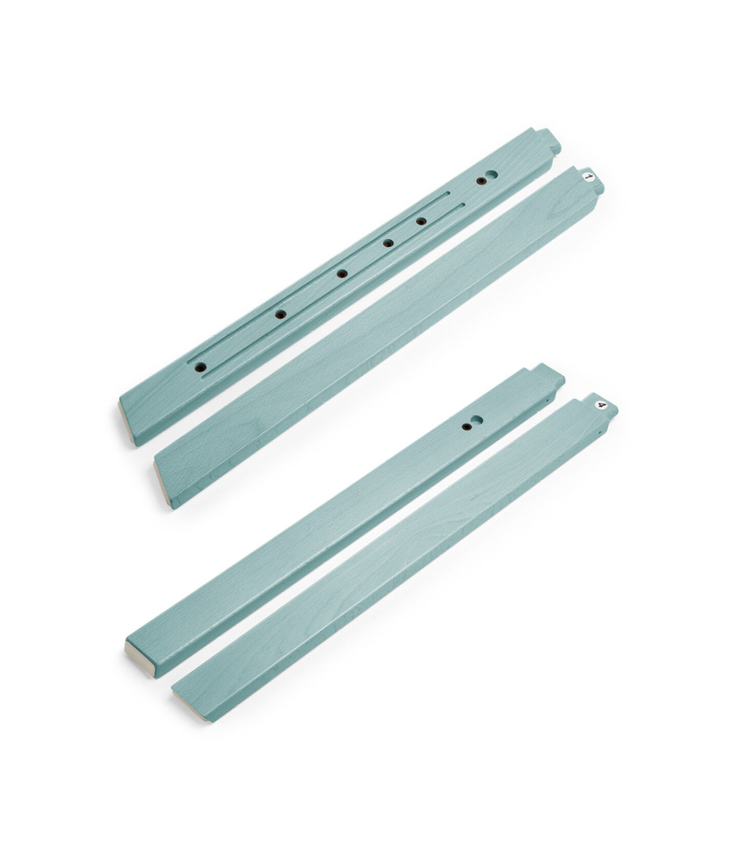 Stokke&reg; Steps&trade; Wood leg set, Aqua Blue. Accessores.