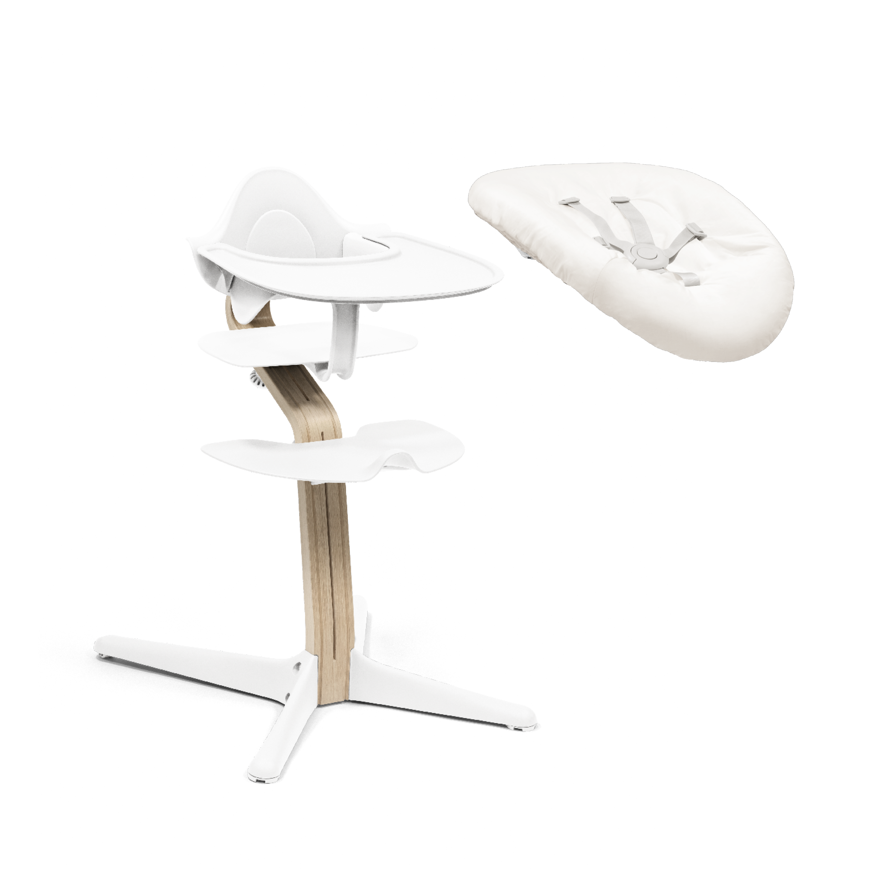 Fra fødselen av: Nomi® Stol + Newborn Set + Baby Set + Brett, , mainview bilde 3