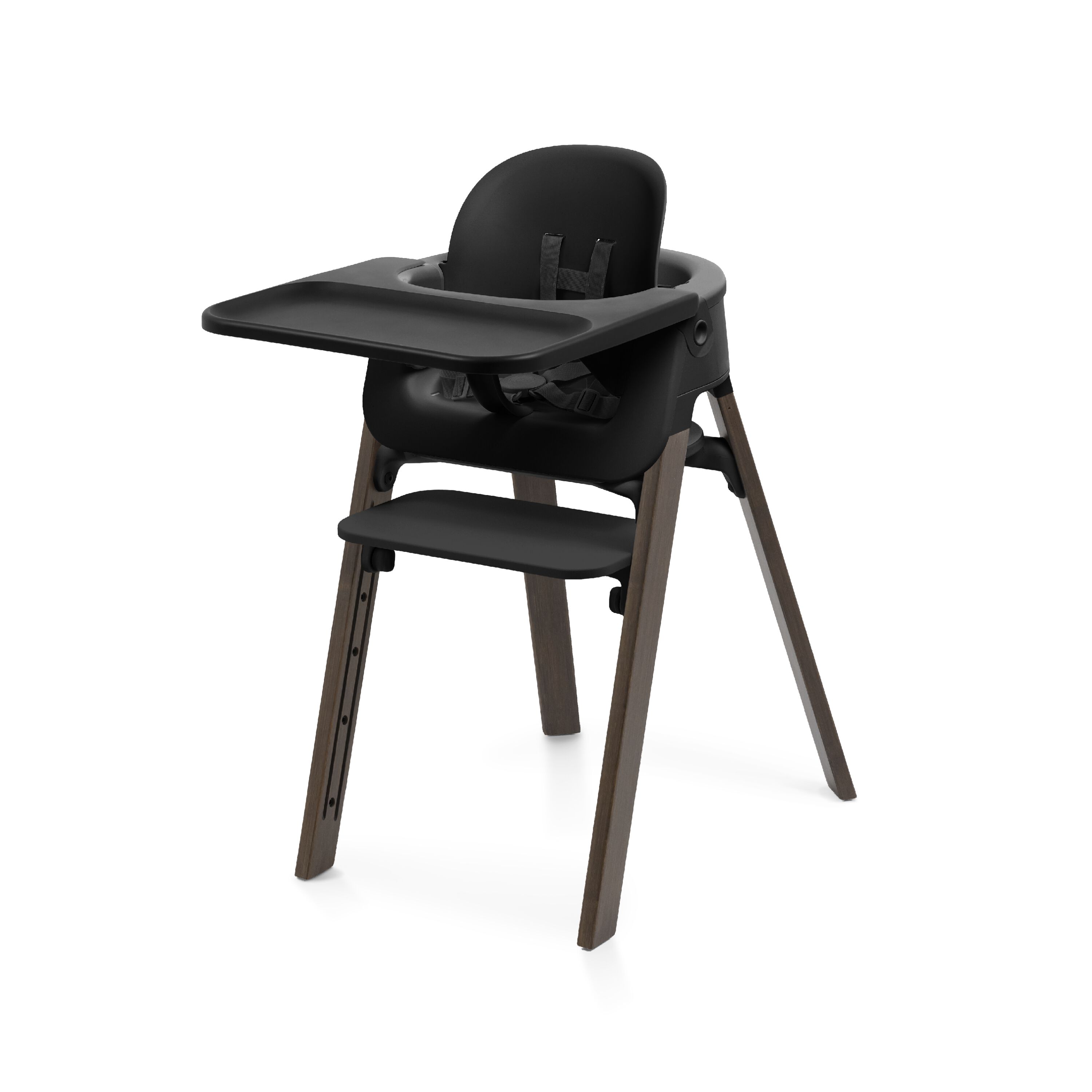 Stokke® Steps™ High Chair Black / Warm Brown, Black / Warm Brown, mainview