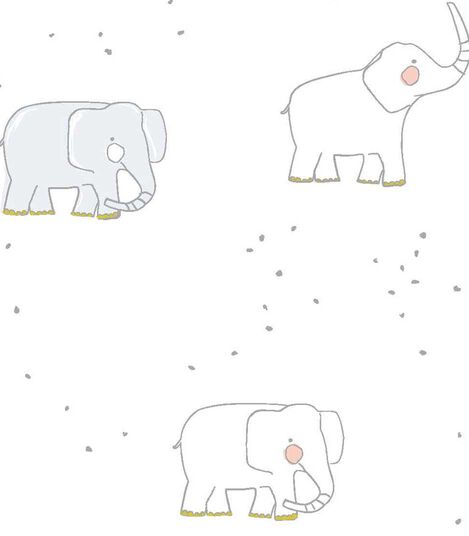 Stokke® Sleepi™ Fitted Sheet Pehr Elephant, Elephant, mainview view 2