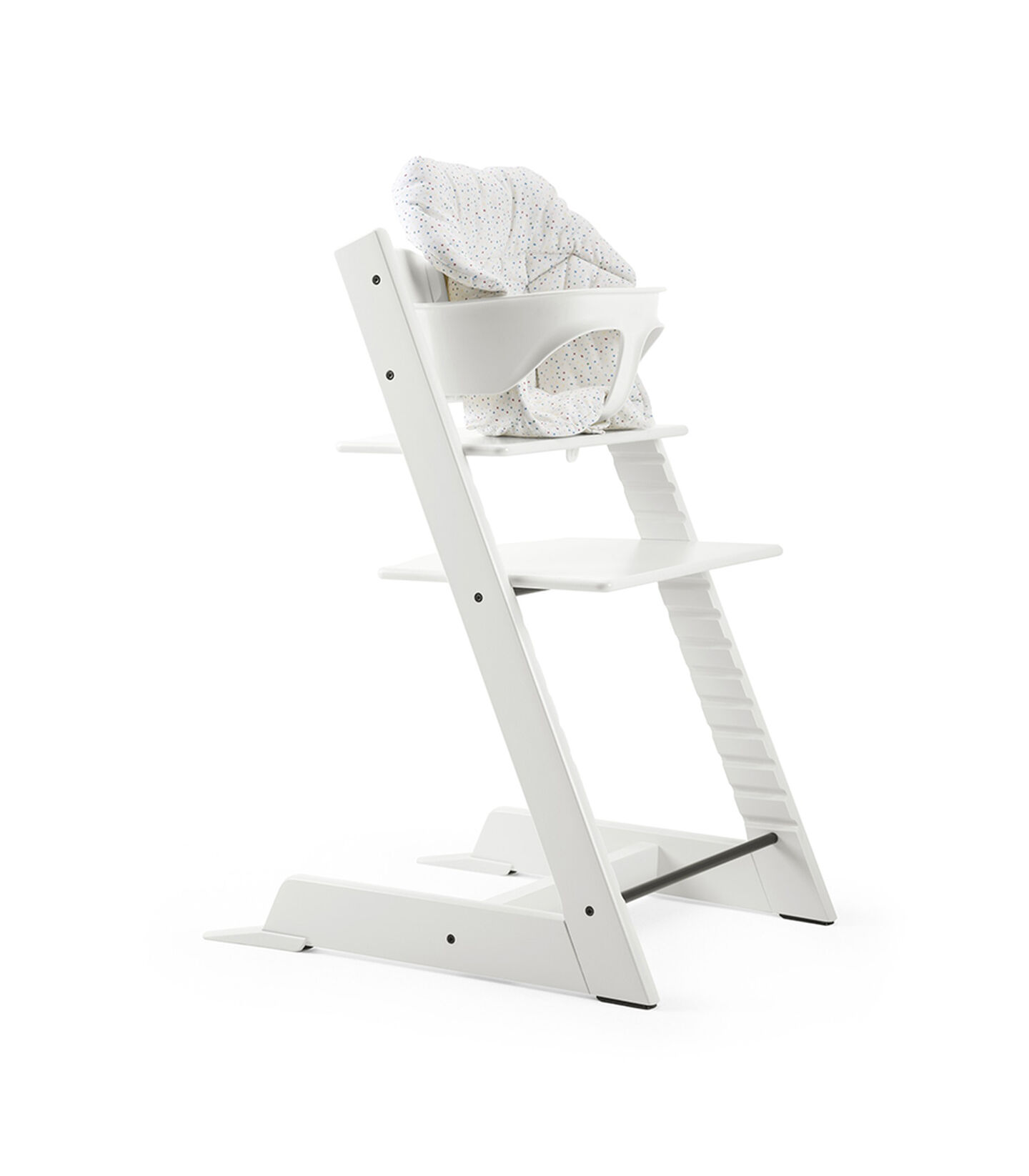 Tripp Trapp&reg; Natural with Baby Set and Mini Baby Cushion Soft Sprinkle.