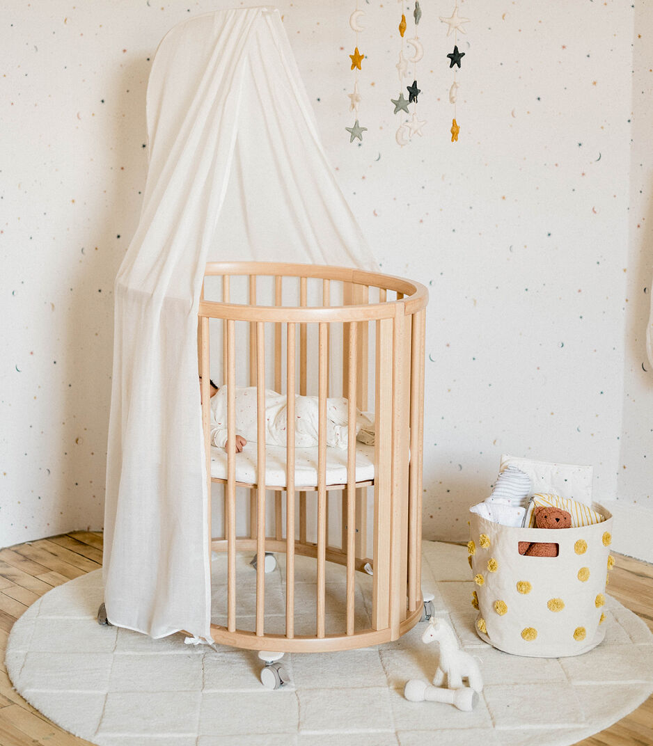 Stokke® Sleepi™ Mini Fitted Sheet Celestial by Pehr V3, Celestial, mainview