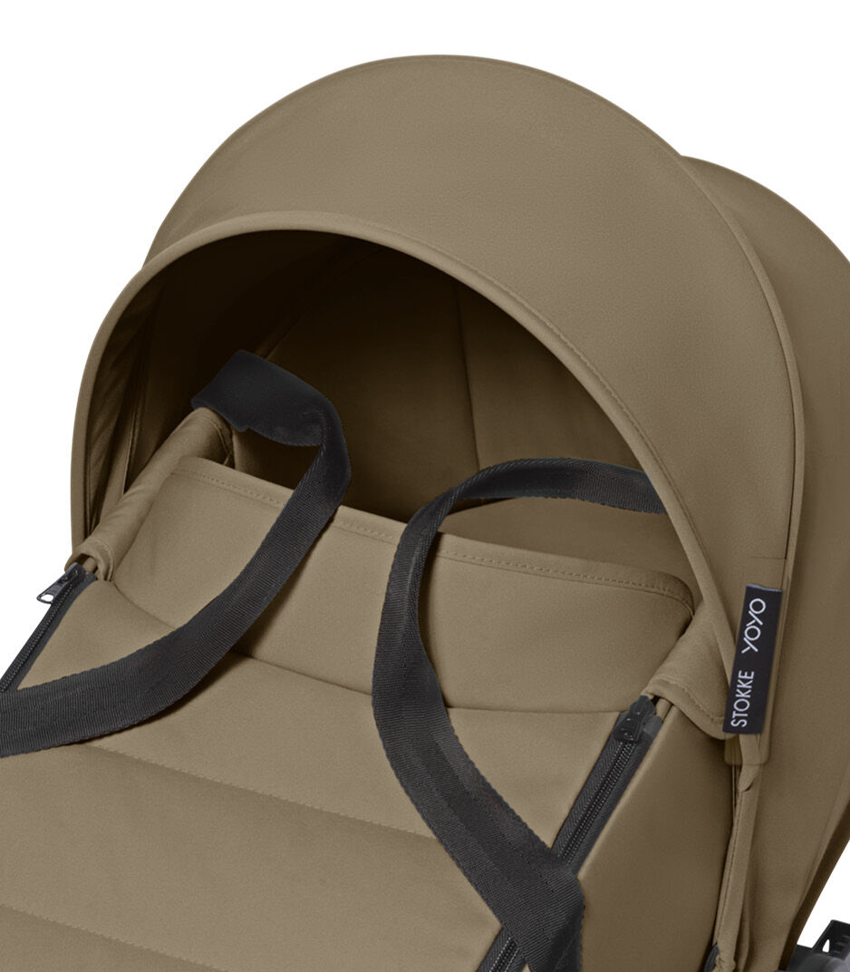 Stokke® YOYO3® Newborn Shell. Toffee, Close-up. galery image 17