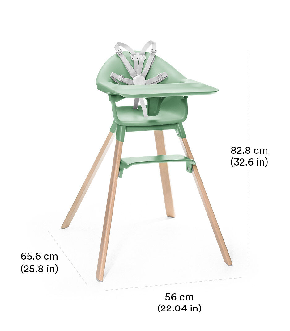 Stokke® Clikk™ High Chair Soft Green view 1