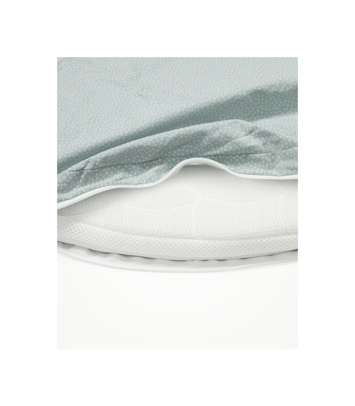 Stokke® Sleepi™ Mini Fitted Sheet Dot, Dots Sage, mainview view 3