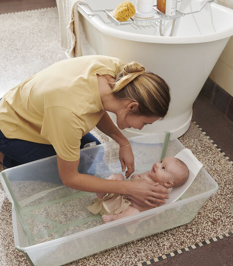 Collapsible baby bath tub  Stokke® Flexi Bath® X-Large Bundle
