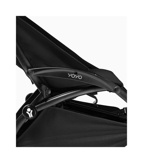YoYo² Stroller Black Frame with Black Textiles, Black, mainview view 6