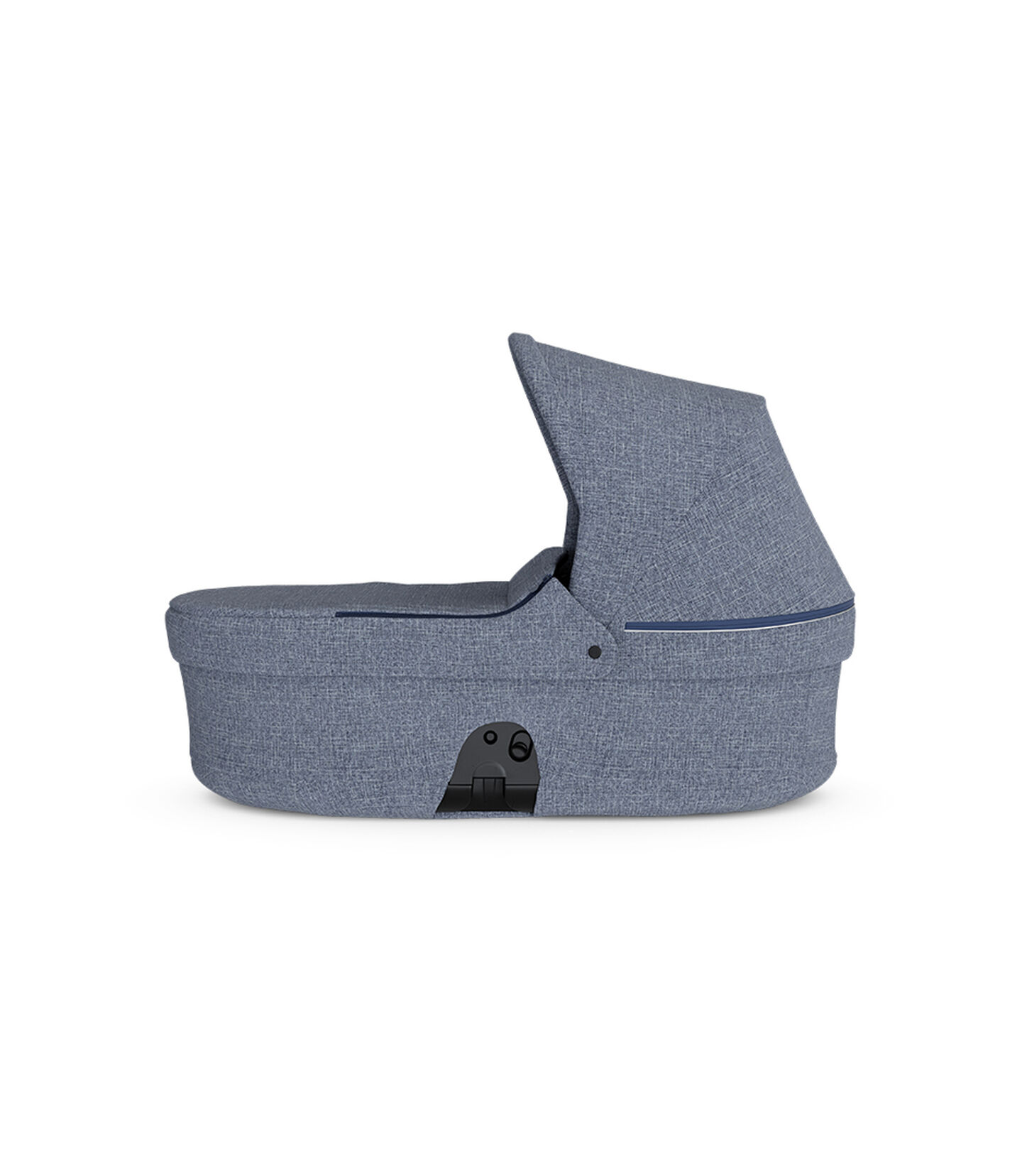 Stokke® Beat Carry Cot Blue Melange, 藍麻色, mainview view 2