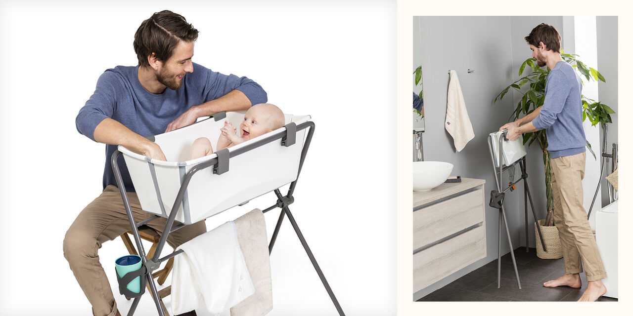 STOKKE FLEXI BATH X-LARGE Blanc, www.millelunes.com