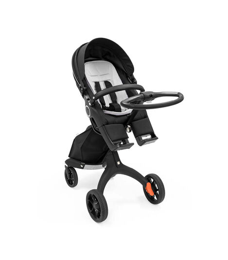 Stokke® Xplory® with Stokke® Stroller Seat and tokke® Stroller All Weather Inlay, cooling polyester. view 5