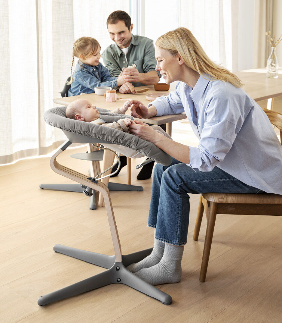 Stokke® Nomi® Newborn Set Grey / Grey Pink, Grey Grey Pink, mainview