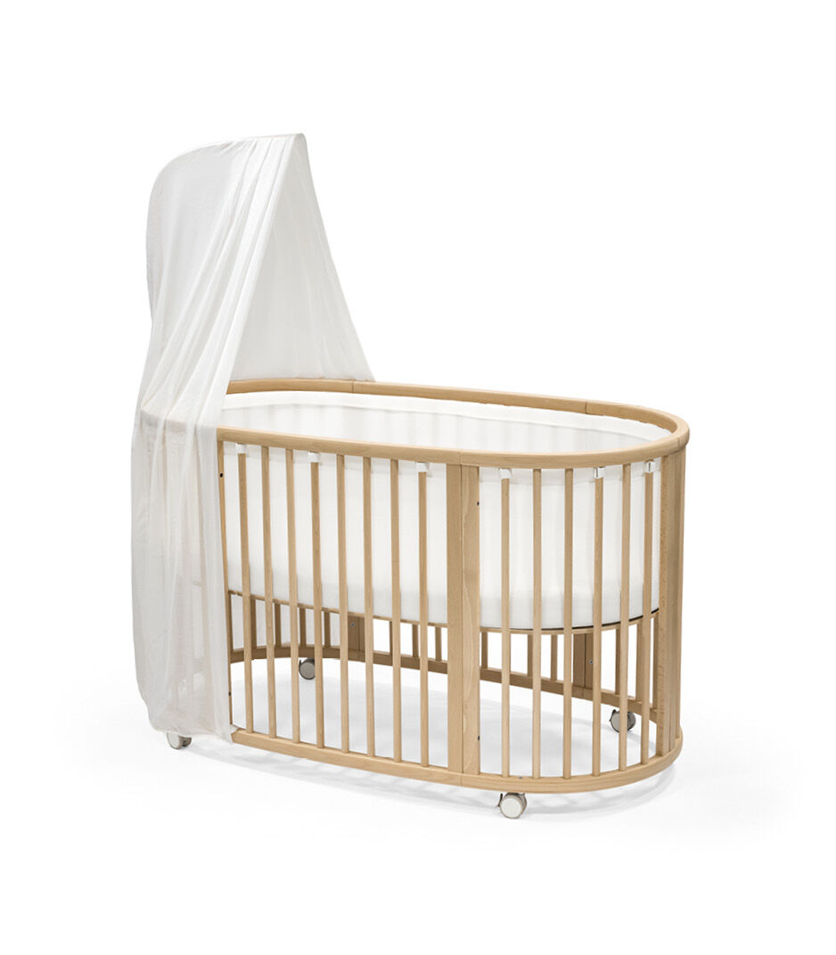Stokke® Sleepi™ Bed Natural. Mesh Liner. Canopy. galery image 7