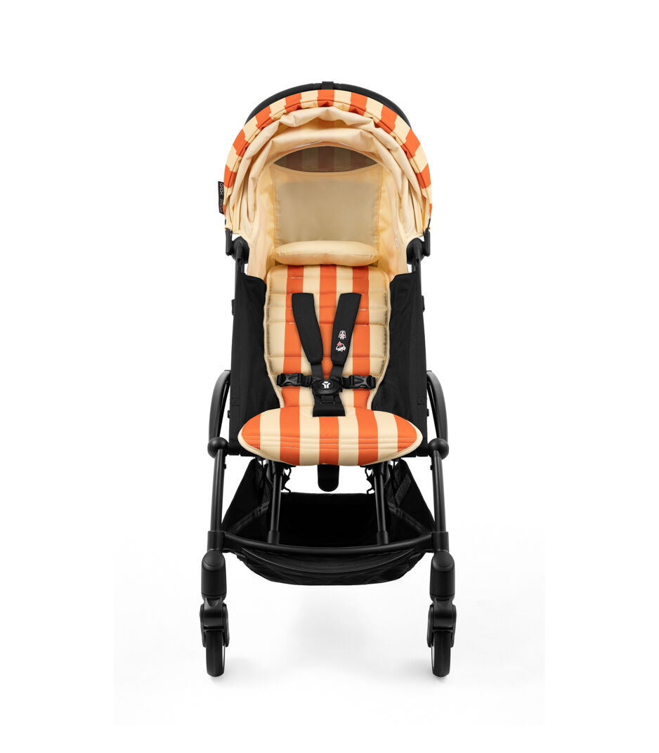 Stokke® YOYO3® 6+ – Riviera Capri. Black frame. Front view. galery image 10