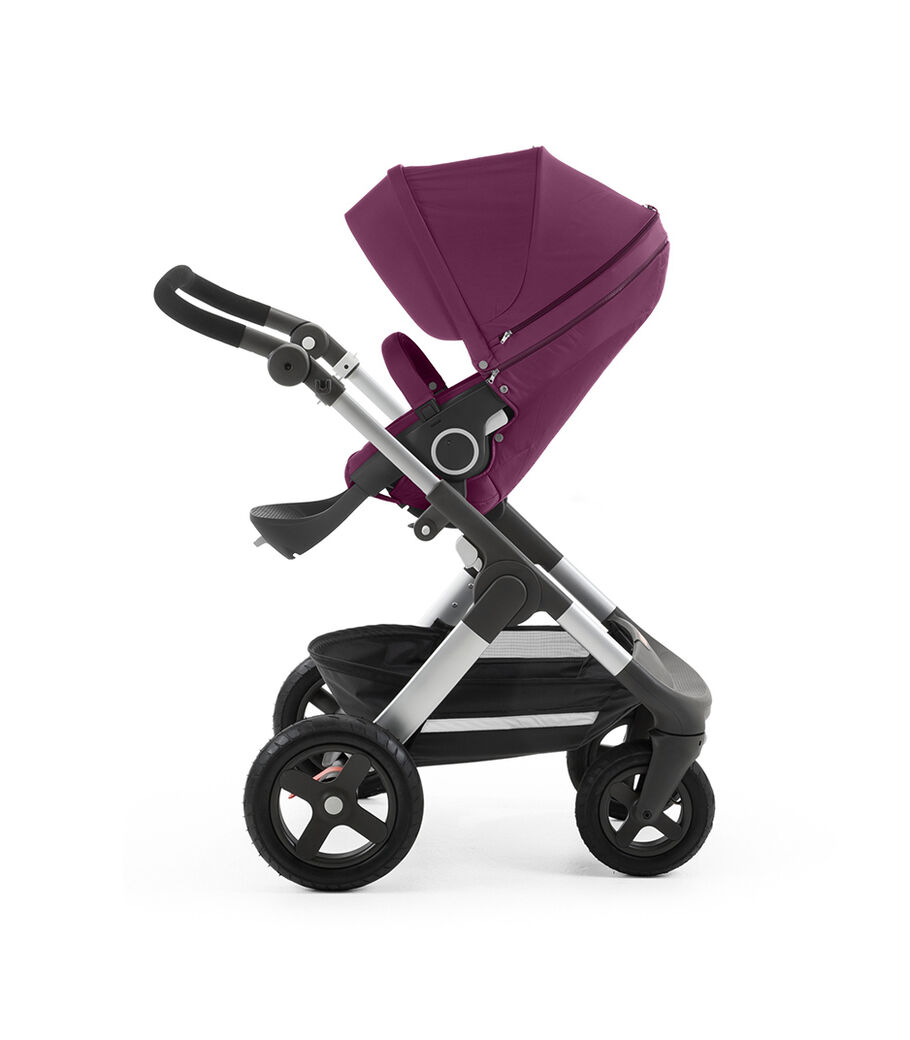 Chassis with Stokke® Stroller Seat, Purple. view 33