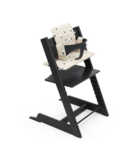 Tripp Trapp® Black with Baby Set and Classic Cushion Disney Signature. view 6