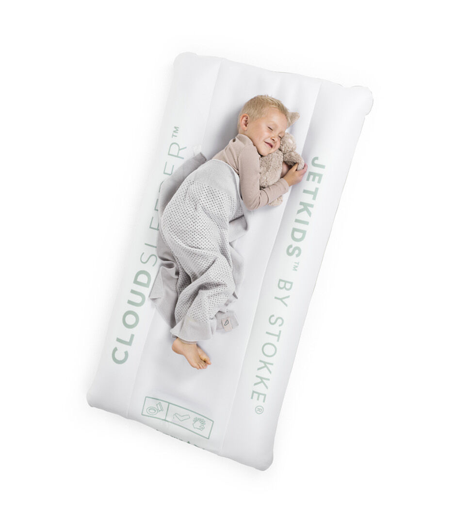 Lit de voyage gonflable JetKids™ by Stokke® CloudSleeper™, Blanc, mainview