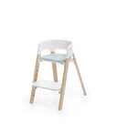 Stokke® Steps™ Natural, with Chair Cushion Jade Twill. view 1