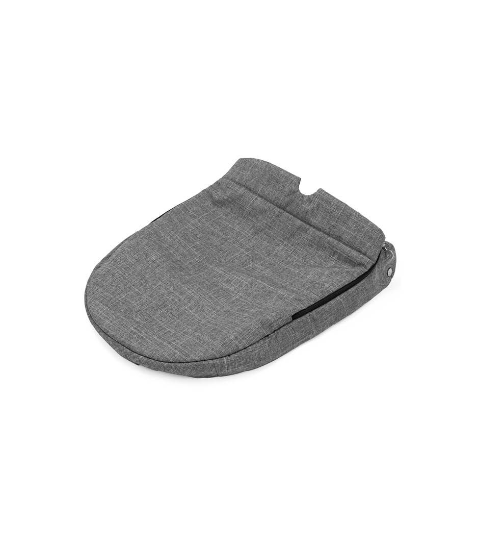Stokke® Beat Carry Cot storm cover, Black Melange, mainview