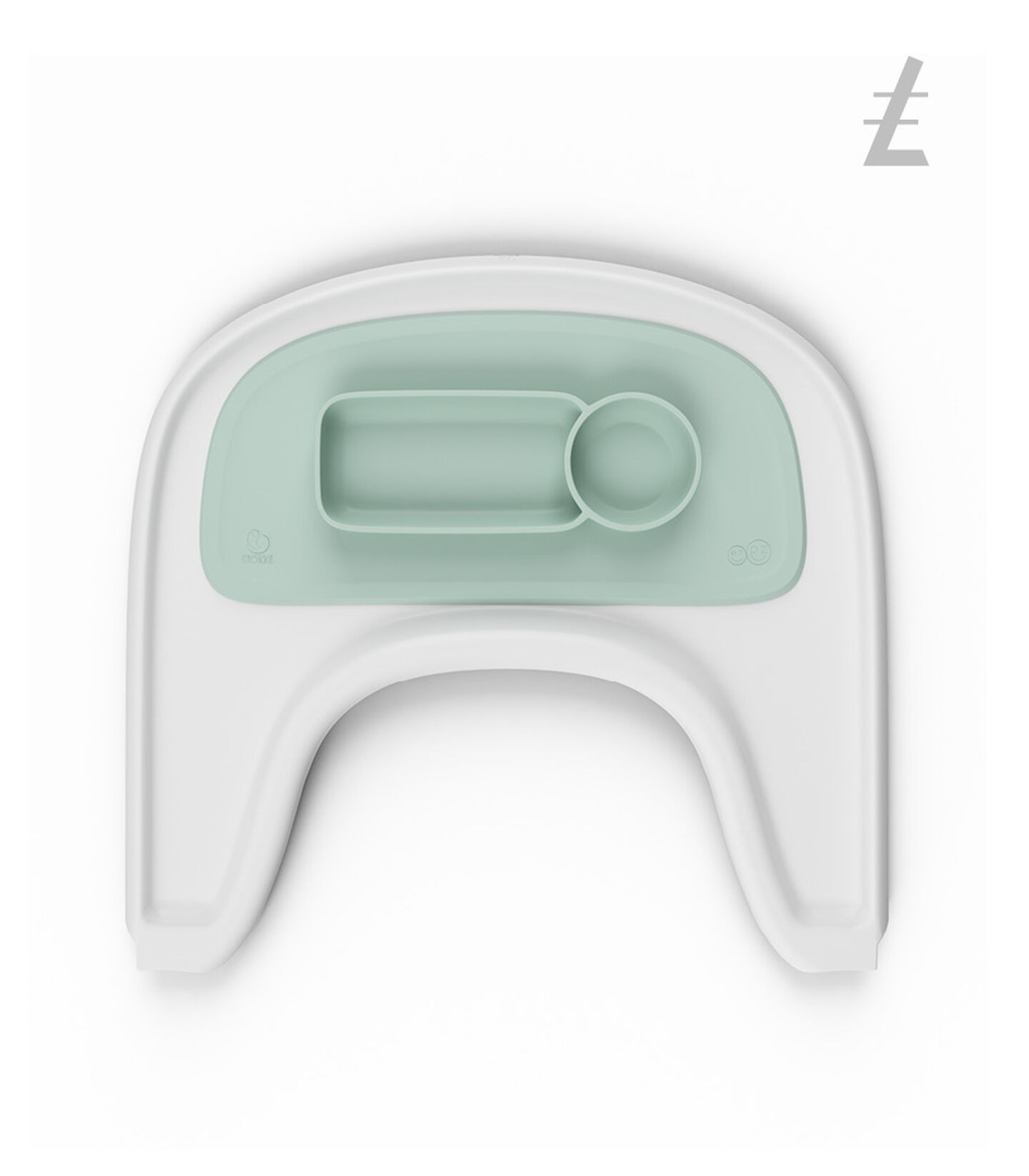 ezpz™ by Stokke™ placemat for Stokke® Tray Soft Mint, Soft Mint, mainview view 3