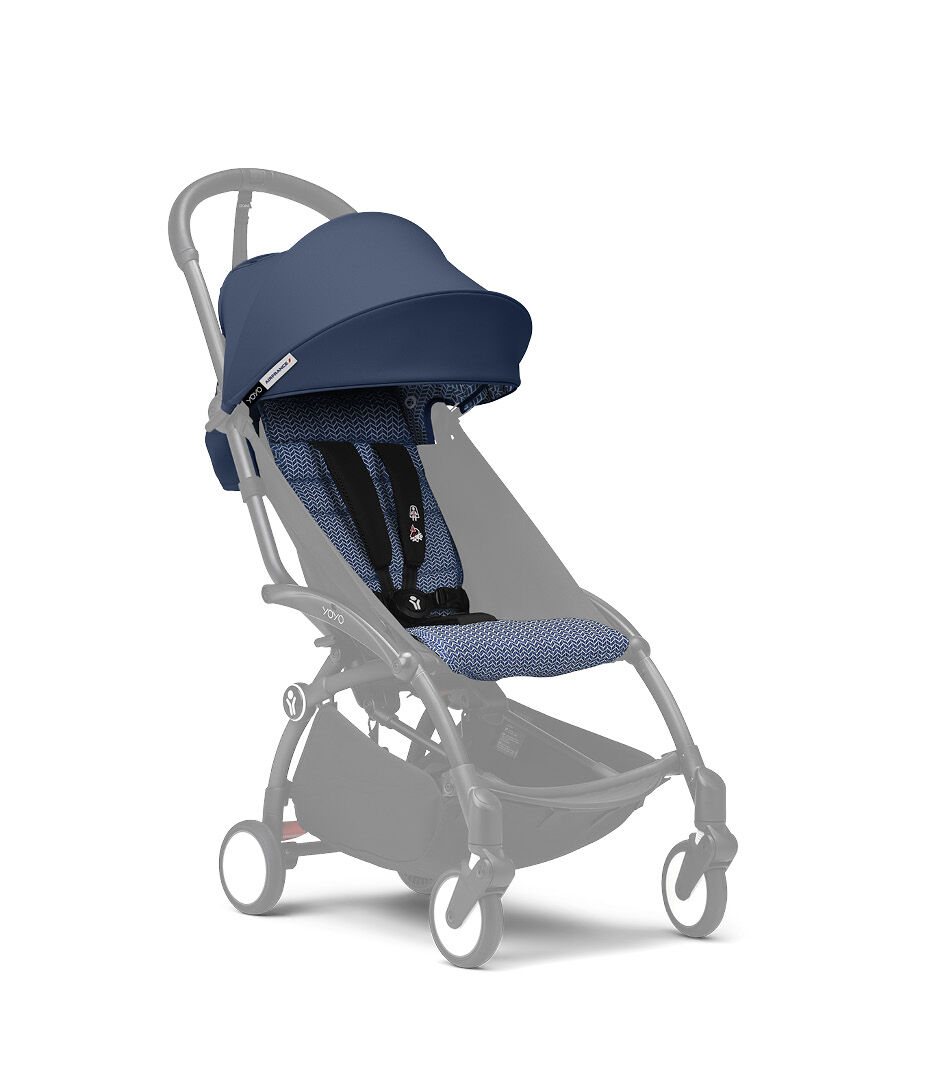Цветной комплект Stokke® YOYO® 6+ синего цвета Air France, Синий Air France, mainview