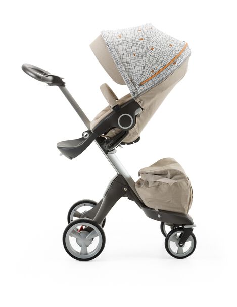 Stokke&reg; Stroller Seat Style Kit Grid with Stokke&reg; Xplory&reg; chassis, Beige Melange