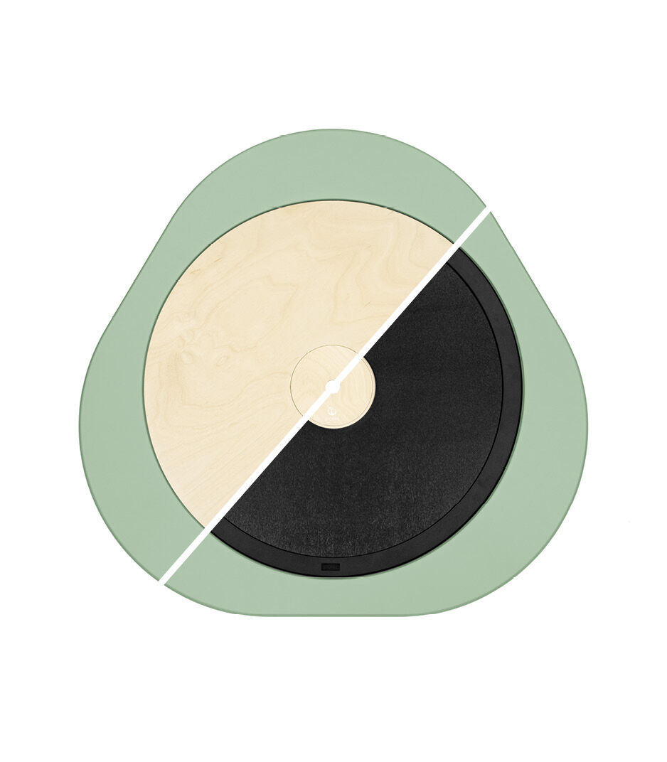 Stokke® MuTable™ Basic, Blackboard/Wood Board. 2-sided, split. galery image 4