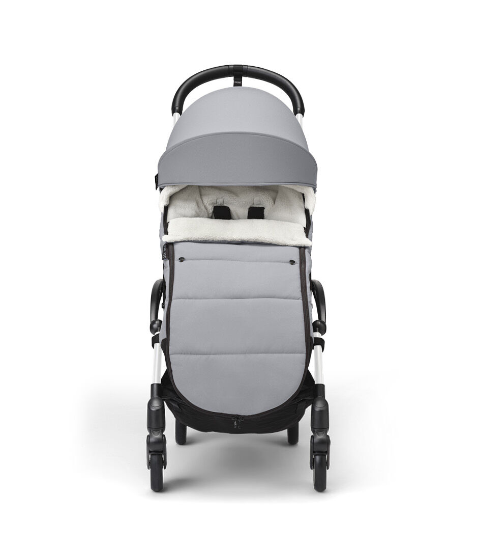 Stokke® YOYO3® 6+ Stone. White Frame. Footmuff. galery image 3