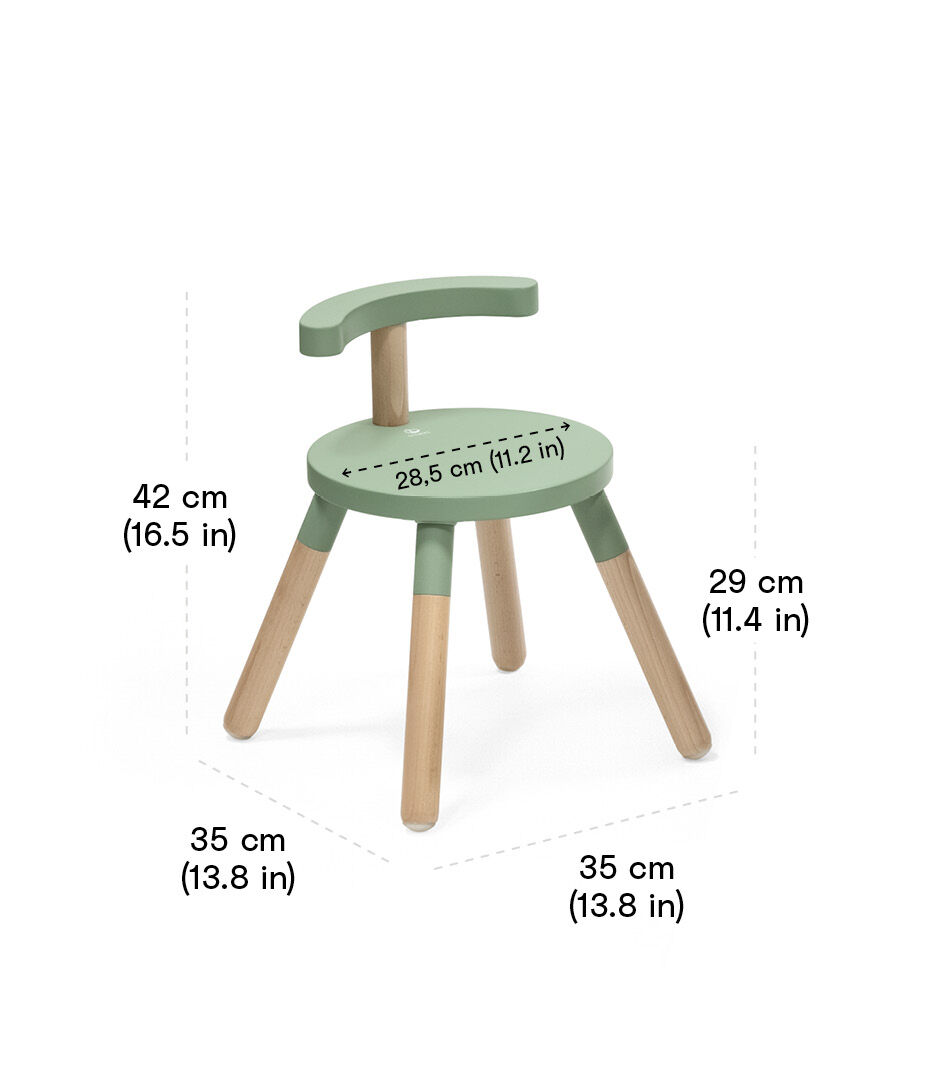 Stokke® MuTable™ V2 Sandalye Beyaz view 1