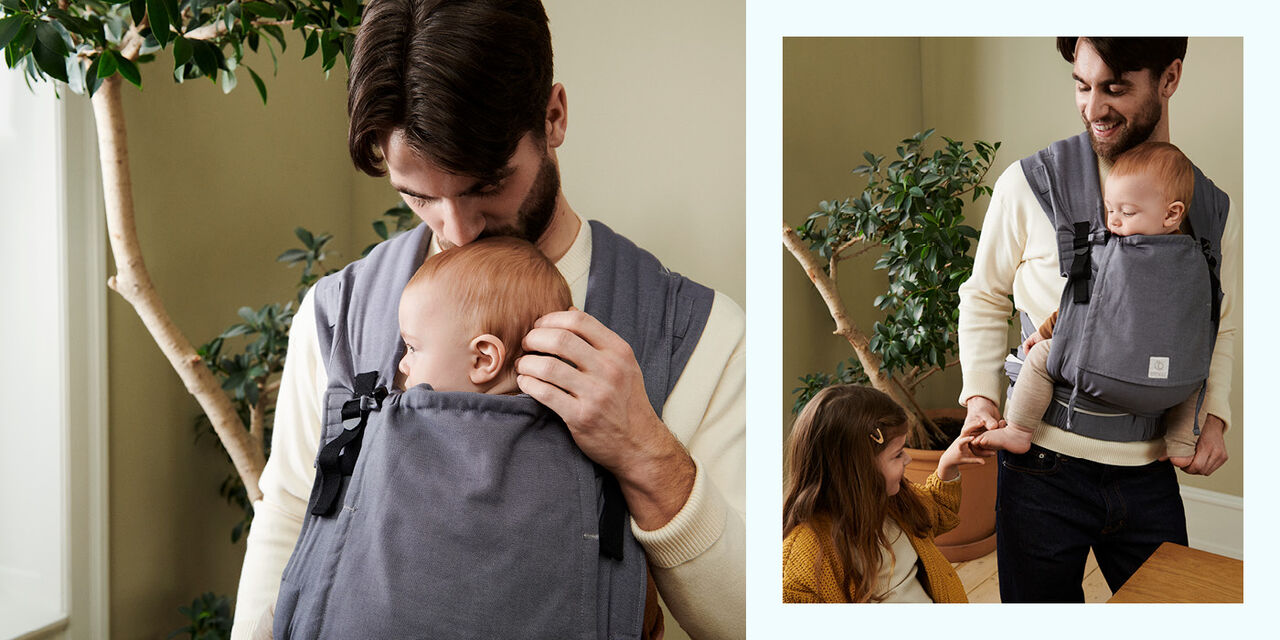 Porte-bébé Stokke® Limas™ Carrier Plus Gris Mélange, www.millelunes.com, 587201