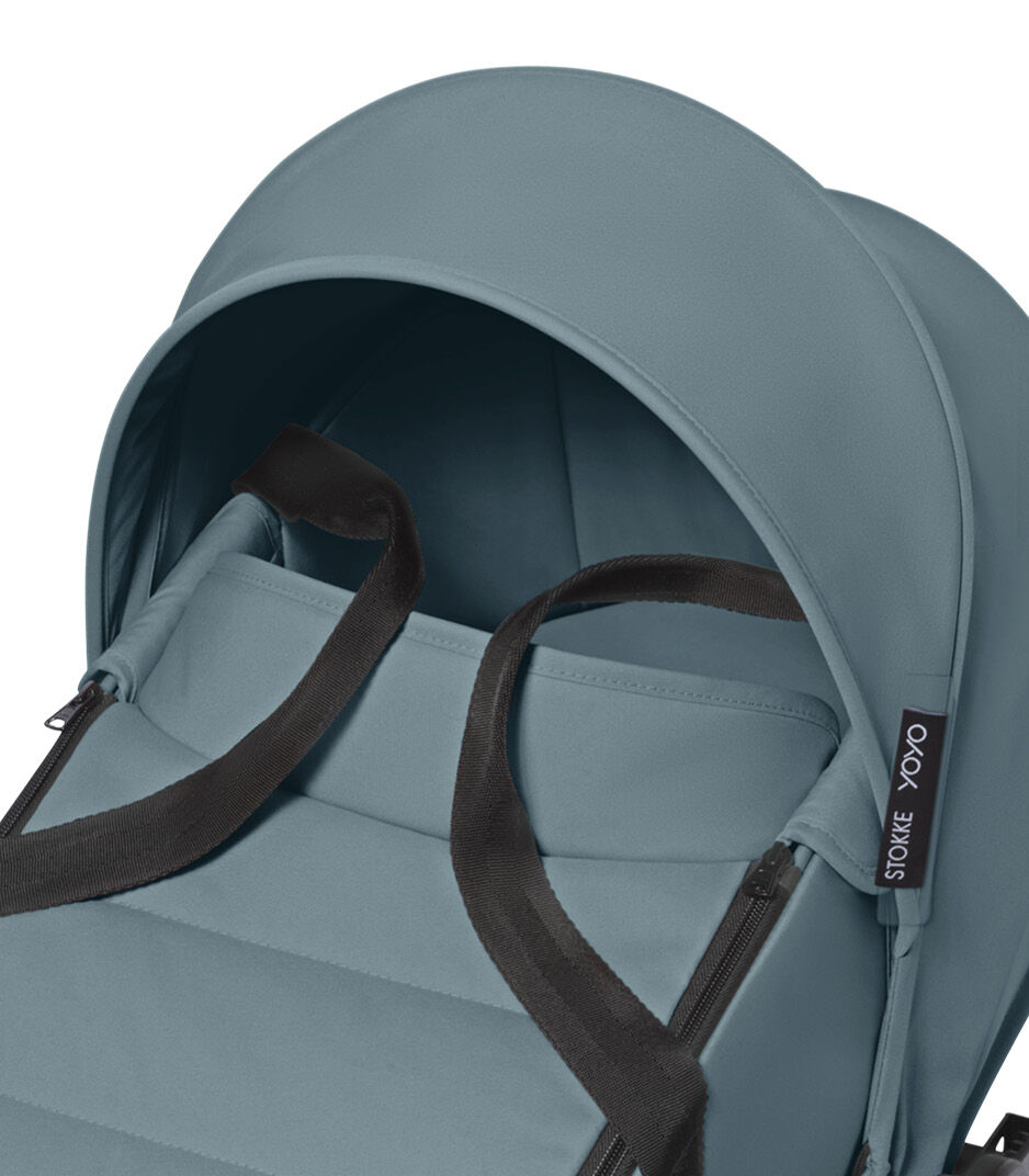 Stokke® YOYO3® Newborn Shell. Aqua.  Close-up. galery image 10