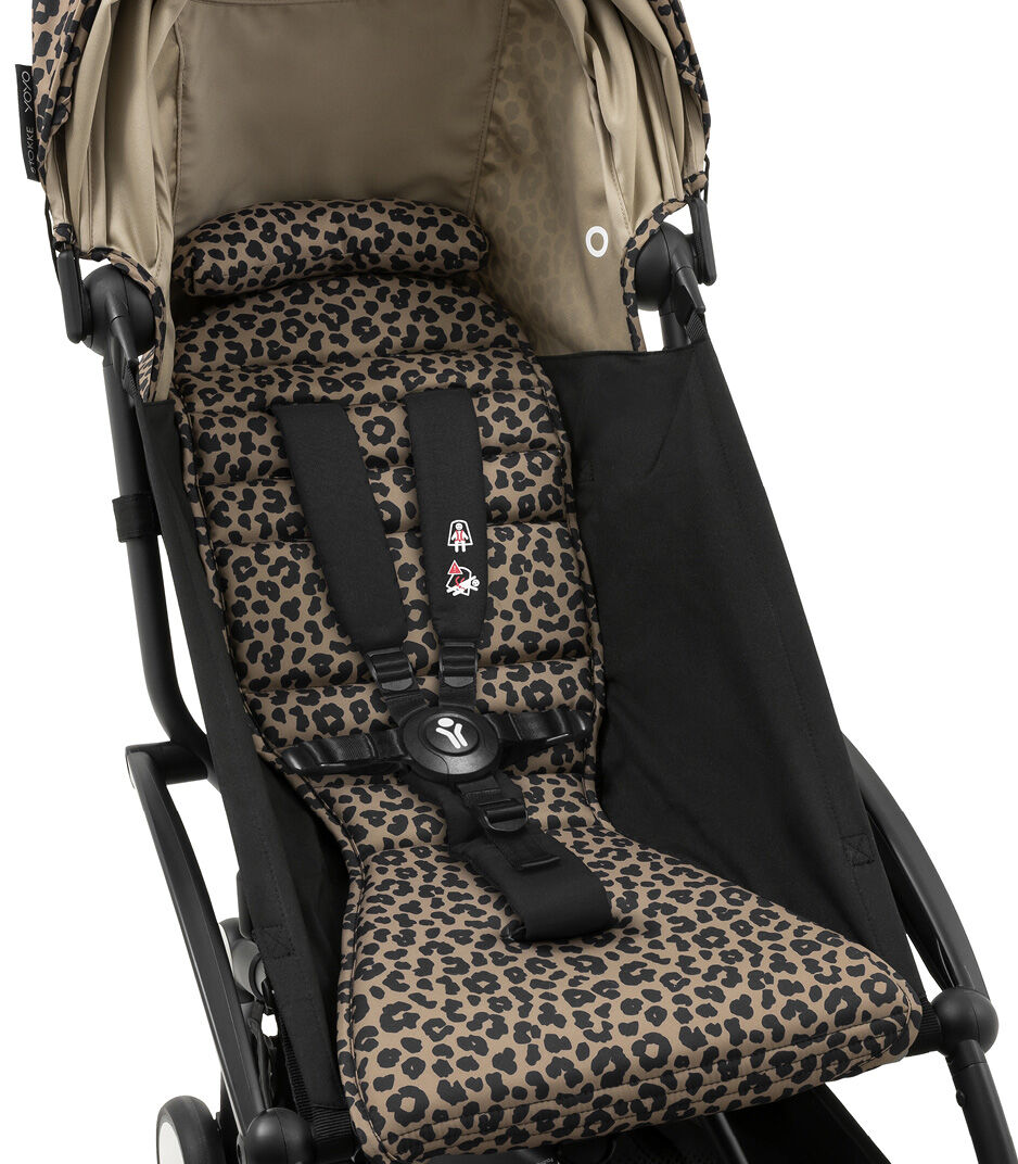 Stokke® YOYO³ stroller from 6 months, Leopard with Black Frame, mainview galery image 14