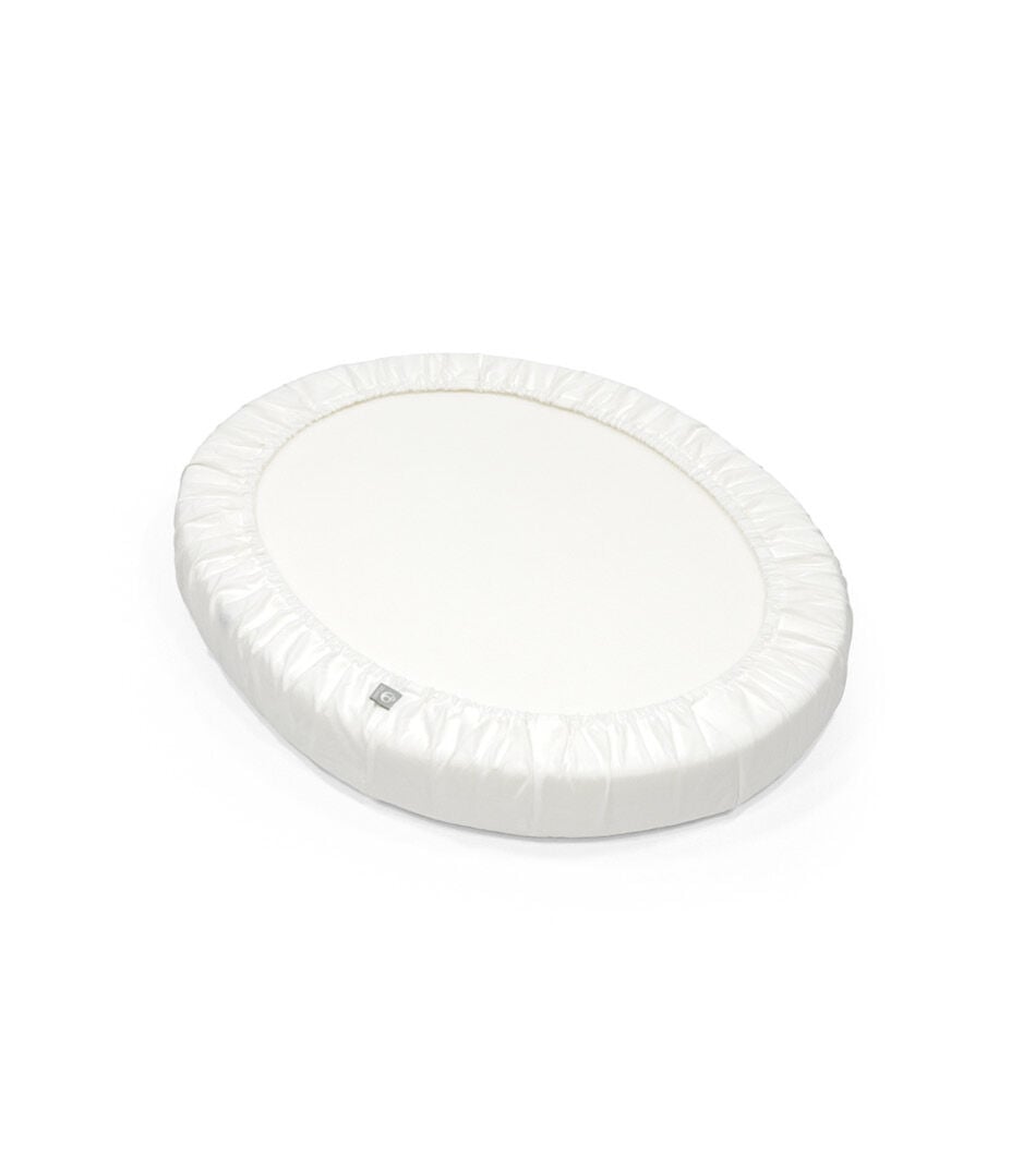 Stokke® Sleepi™ Mini Formsydd Laken, White, mainview bilde 3