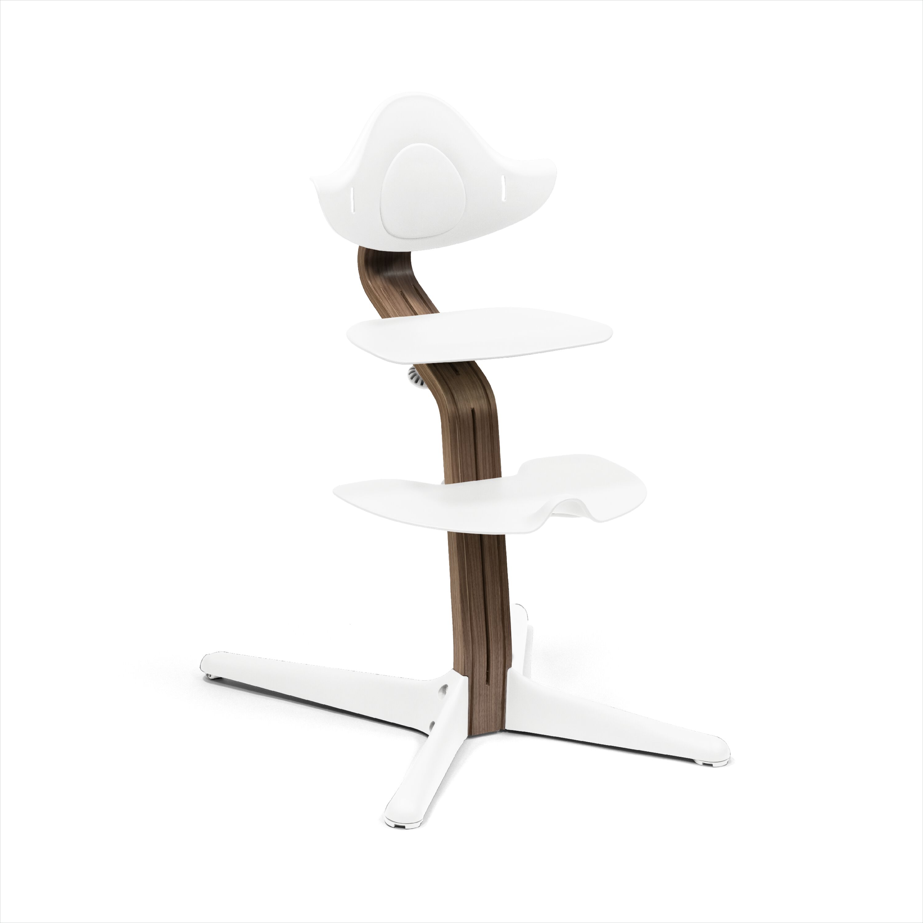 Stokke® Nomi® Chair Walnut White, White, mainview
