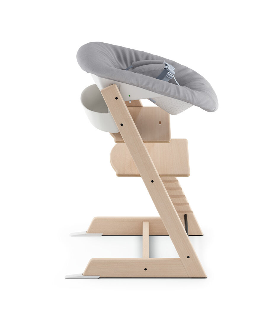 Tripp Trapp® Natural with Tripp Trapp® Newborn Set Greige and Tripp Trapp® Storage.  galery image 6