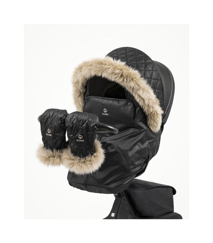 Stokke® Xplory® X with Seat and Winter Kit complete. Active. Zoomed. view 1