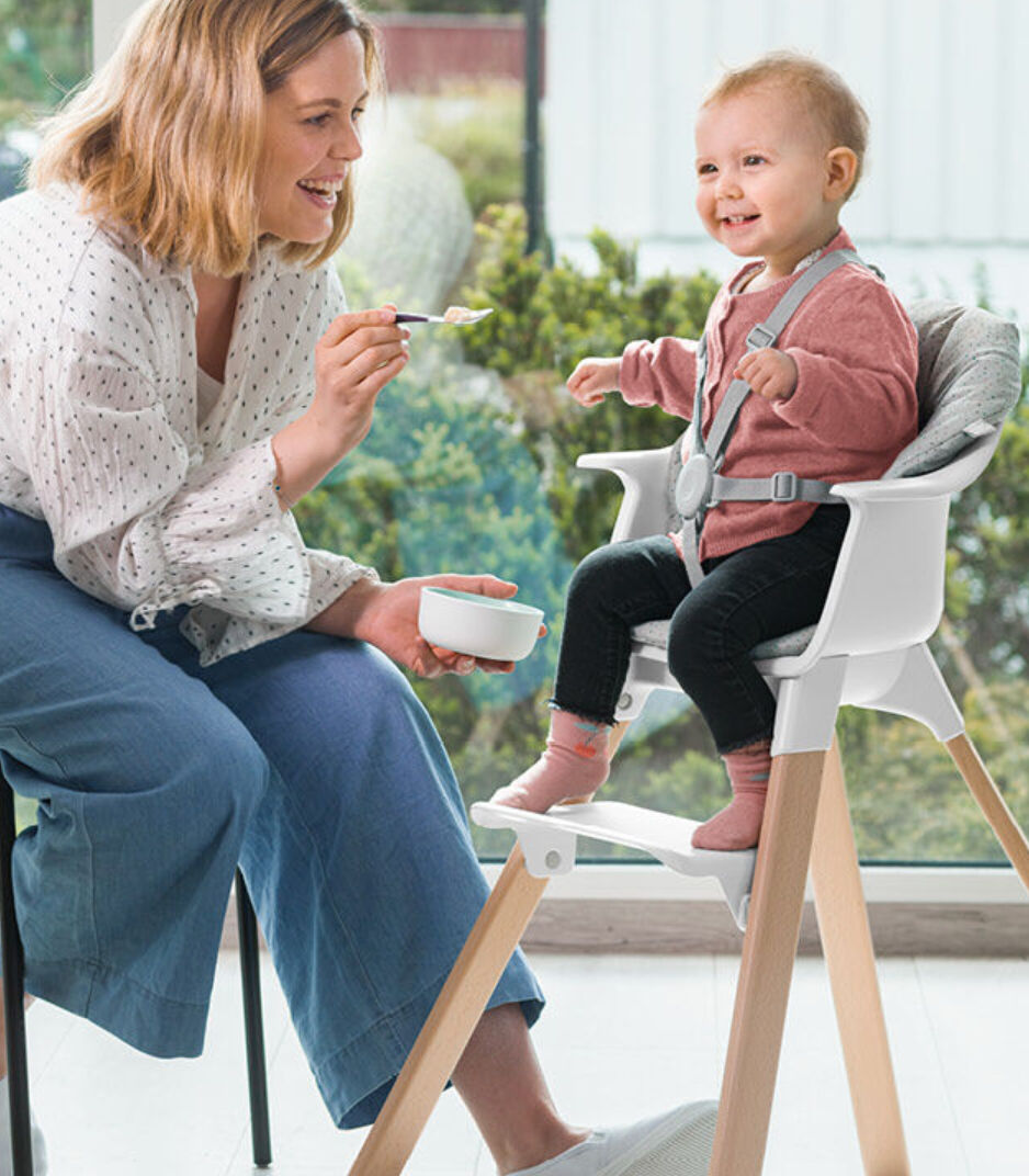 Stokke® Clikk™ High Chair, White, mainview galery image 8