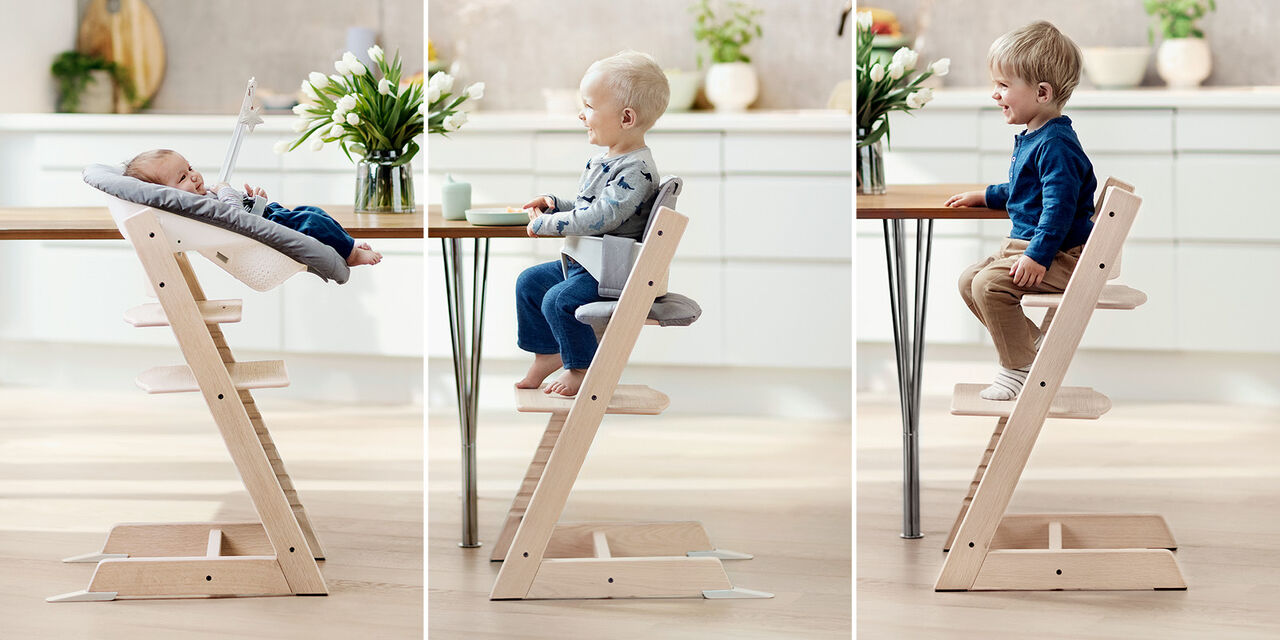 Stokke Tripp Trapp High Chair Oak – Dimples Baby Brooklyn