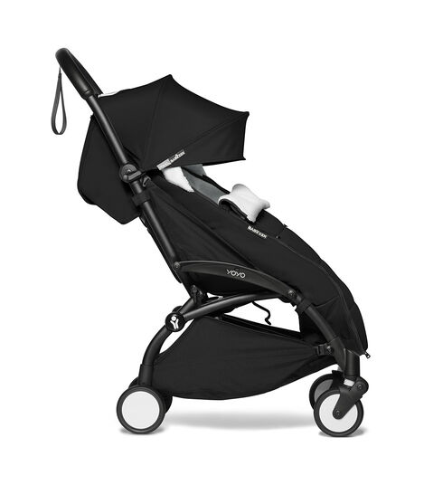 YoYo² Stroller Black Frame with Black Textiles, Black, mainview view 9