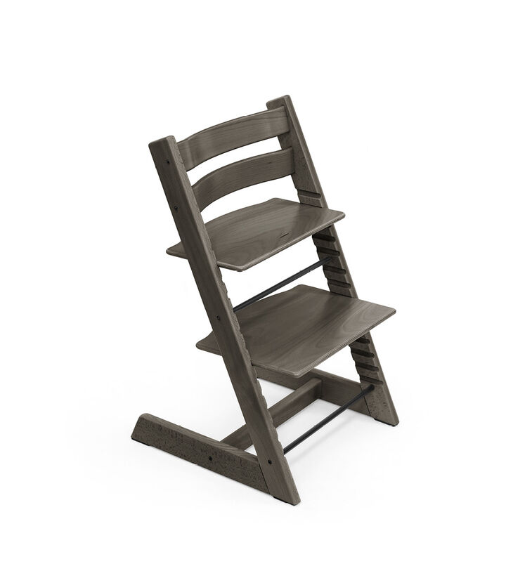 Tripp Trapp® chair Hazy Grey, Beech Wood. view 1