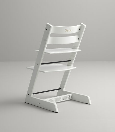 Tripp Trapp® Chair White. Engraved. view 8